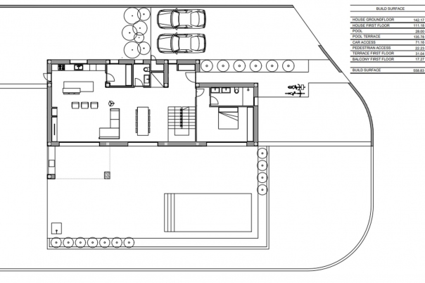 3 bed villa in Moraira