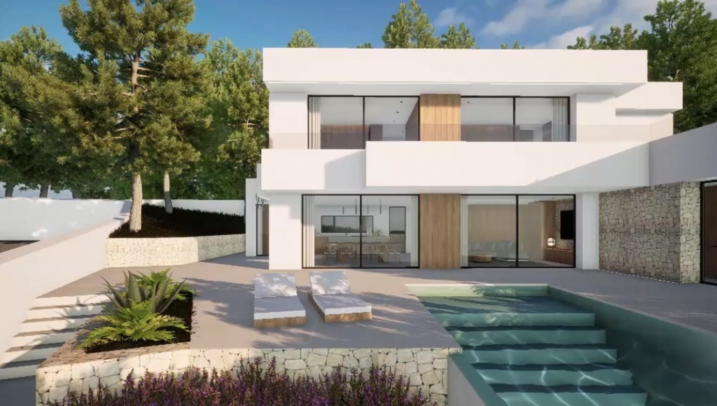4 bed villa in Moraira
