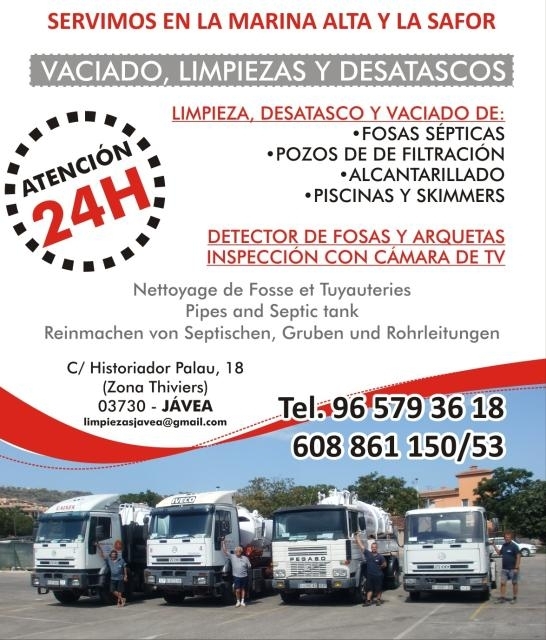 Limpiezas Javea - Septic Tank cleaning