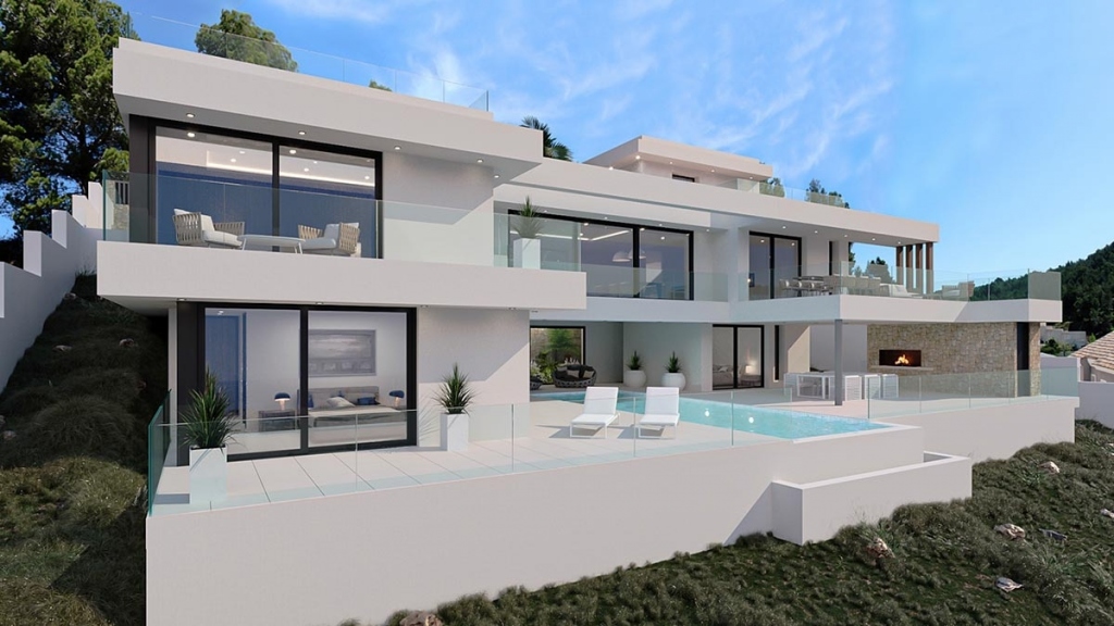 3 bed villa in Calpe
