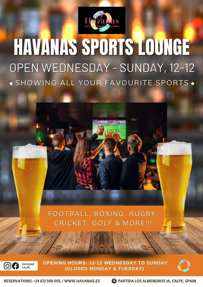 Havanas Beach Club - Bar, Restaurant & Event Venue Calpe