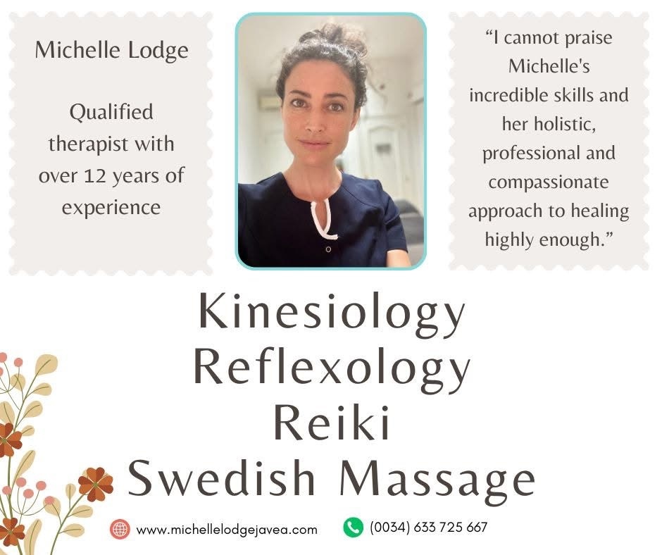 Holistic Therapy on the Costa Blanca: Kinesiology, Reflexology, Reiki & Massage
