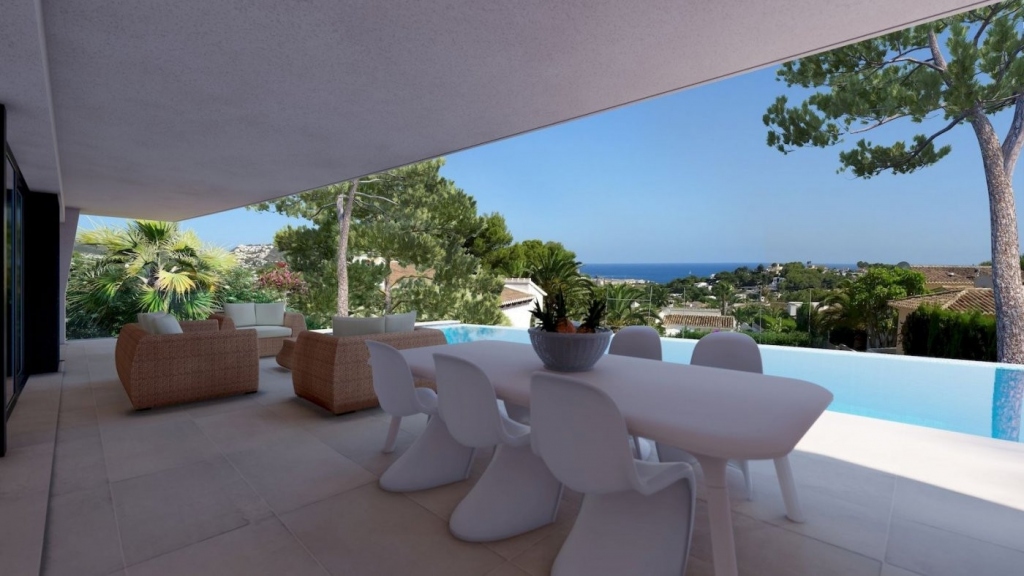 4 bed villa in Moraira