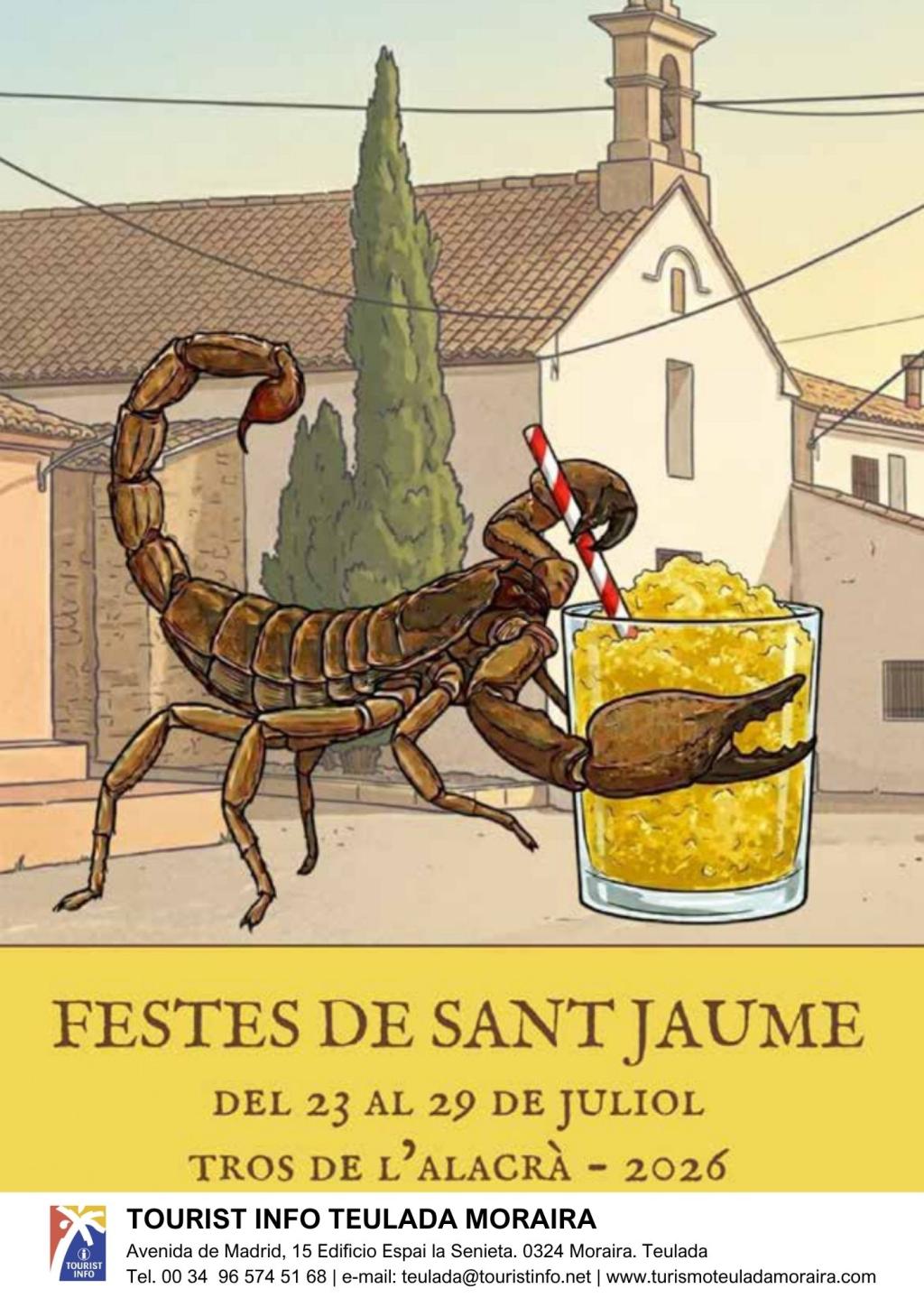 Fiestas in Moraira: "San Jaime" in Benimarco (17th - 29th July 2026)