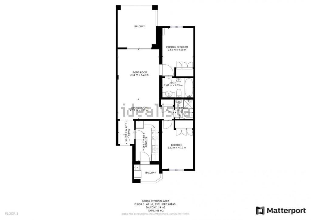 2 bed apartment in Dénia