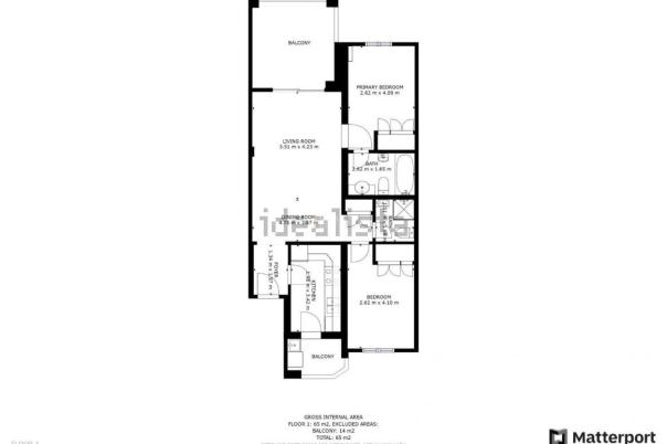 2 bed apartment in Dénia