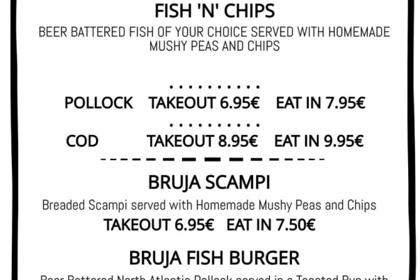 Fish & Chip Restaurants & Take Aways in Javea