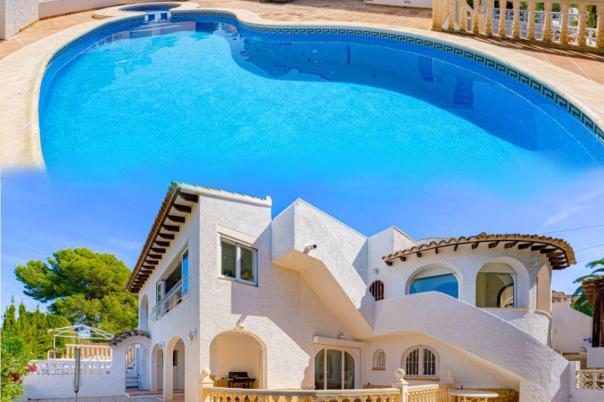 3 bed villas in Moraira