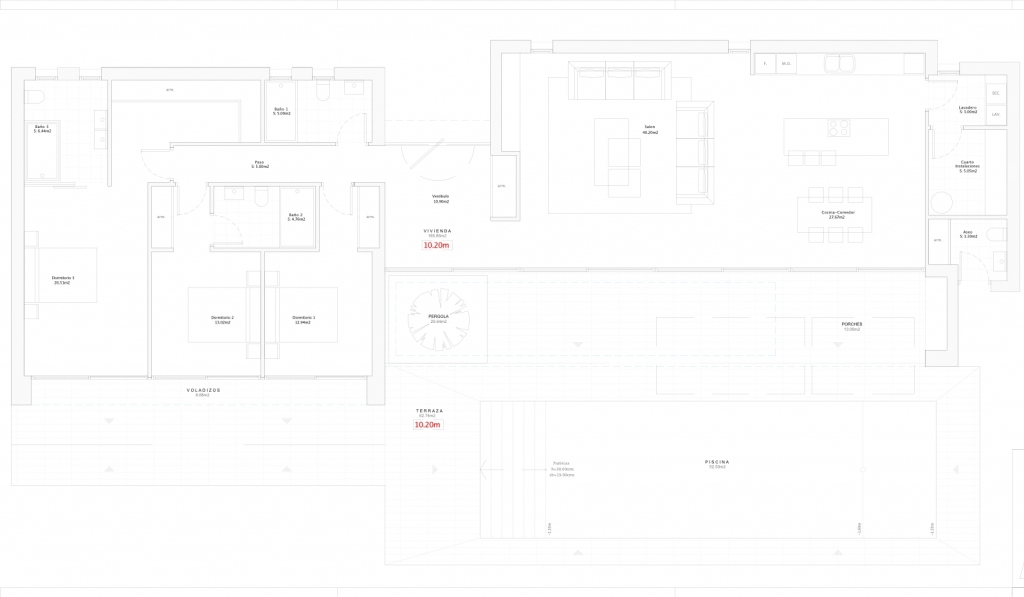 3 bed villa in Calpe