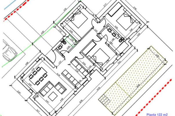 3 bed villa in Pedreguer