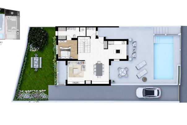 4 bed villa in Alfaz del Pi