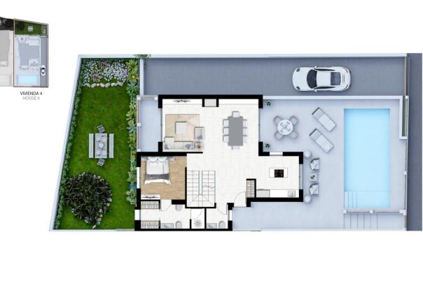 4 bed villa in Alfaz del Pi