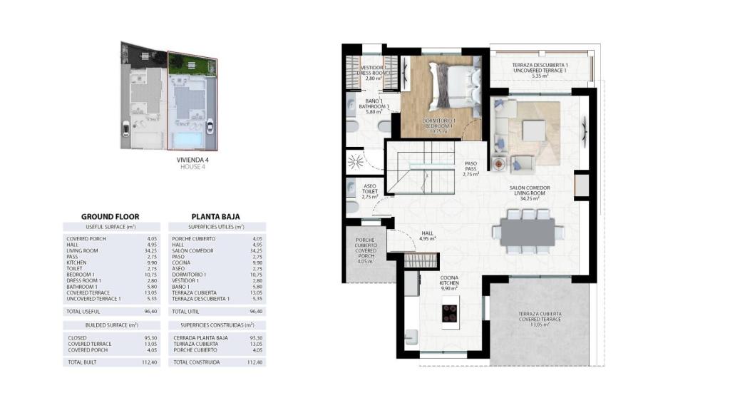 4 bed villa in Alfaz del Pi