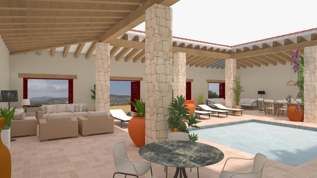 6 bed villas in Benissa