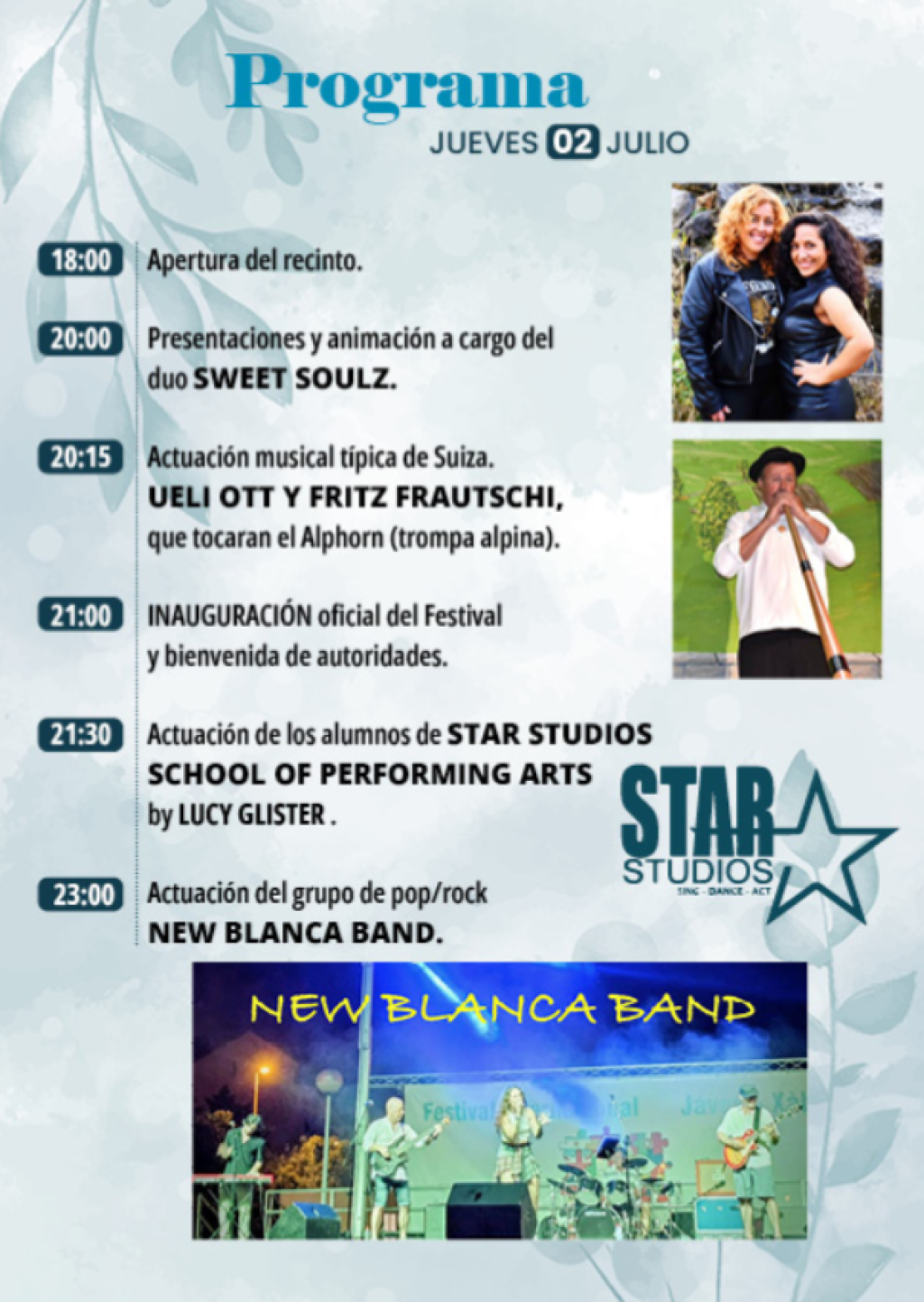 Festivals in Javea: International Festival (2-4th July 2026)