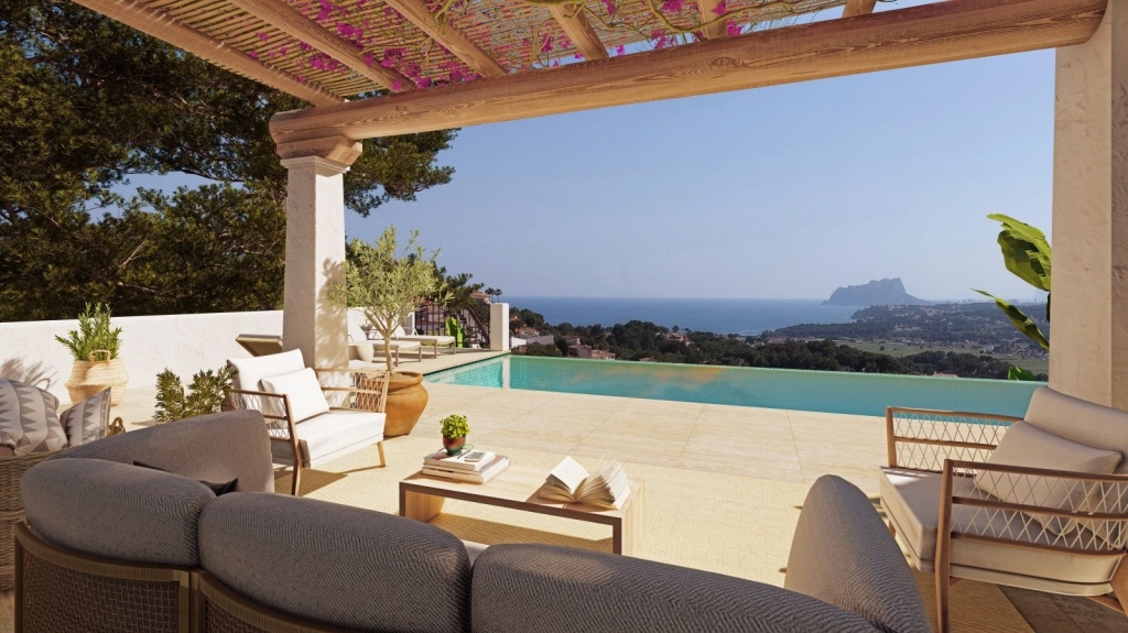 4 bed villa in Moraira