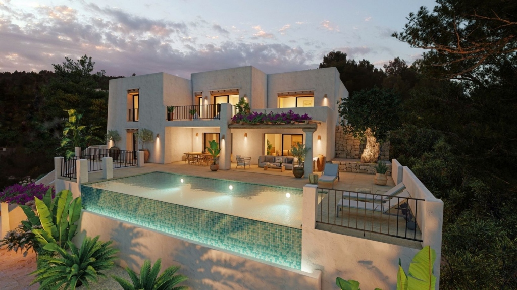 4 bed villa in Moraira