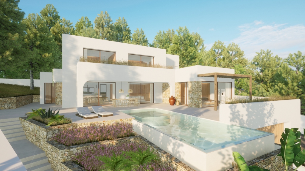 4 bed villa in Moraira