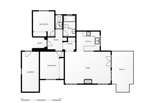 2 bed villa in Calpe