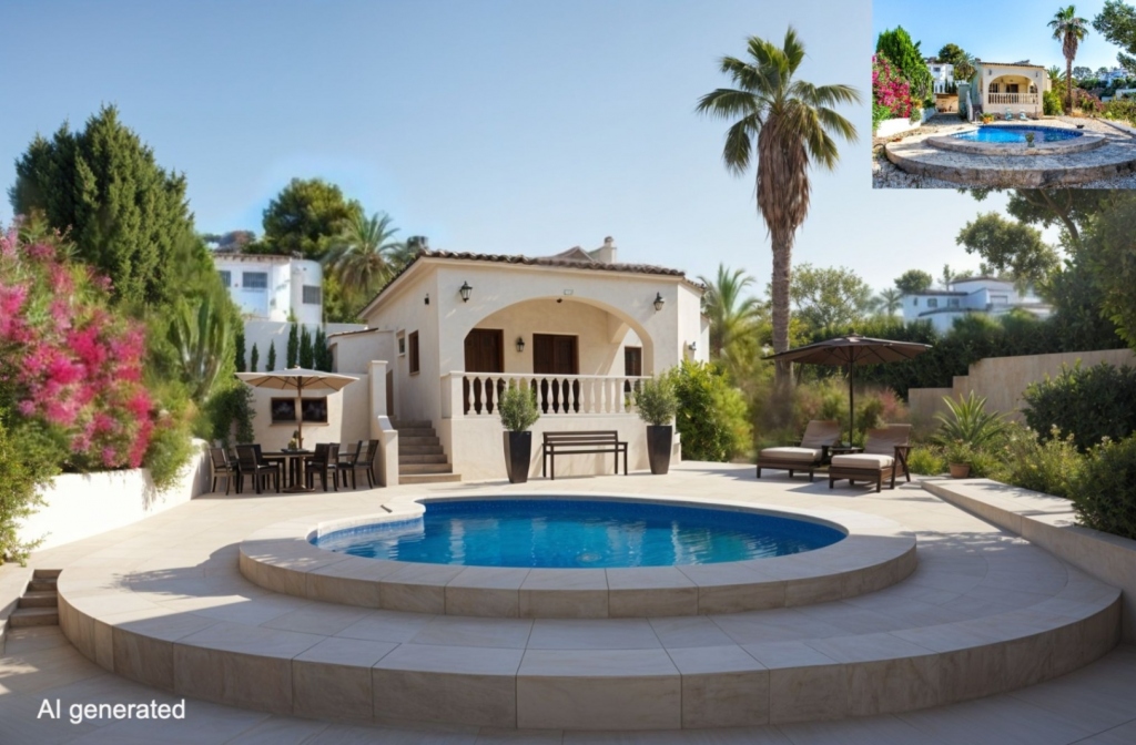 2 bed villa in Calpe