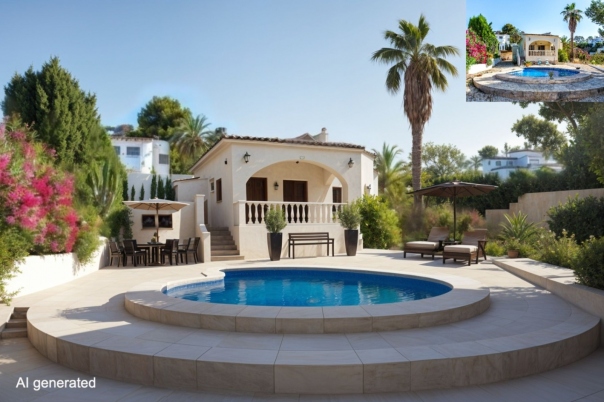 2 bed villa in Calpe