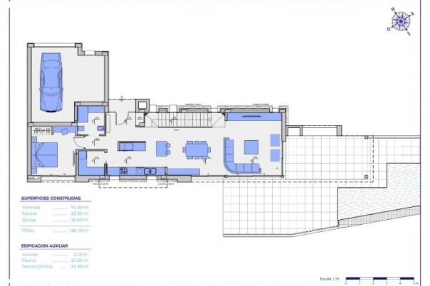 4 bed villa in Calpe