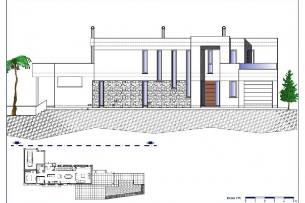 4 bed villa in Calpe