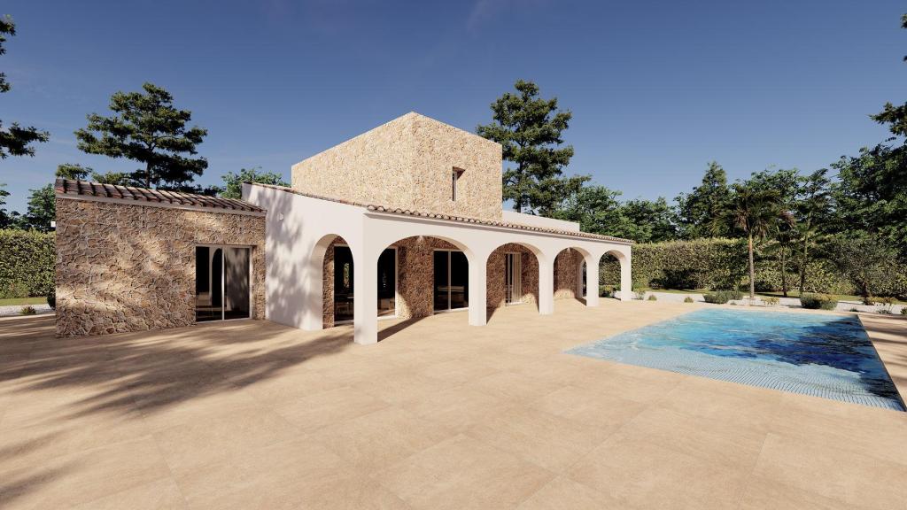 3 bed country houses - fincas in Benissa