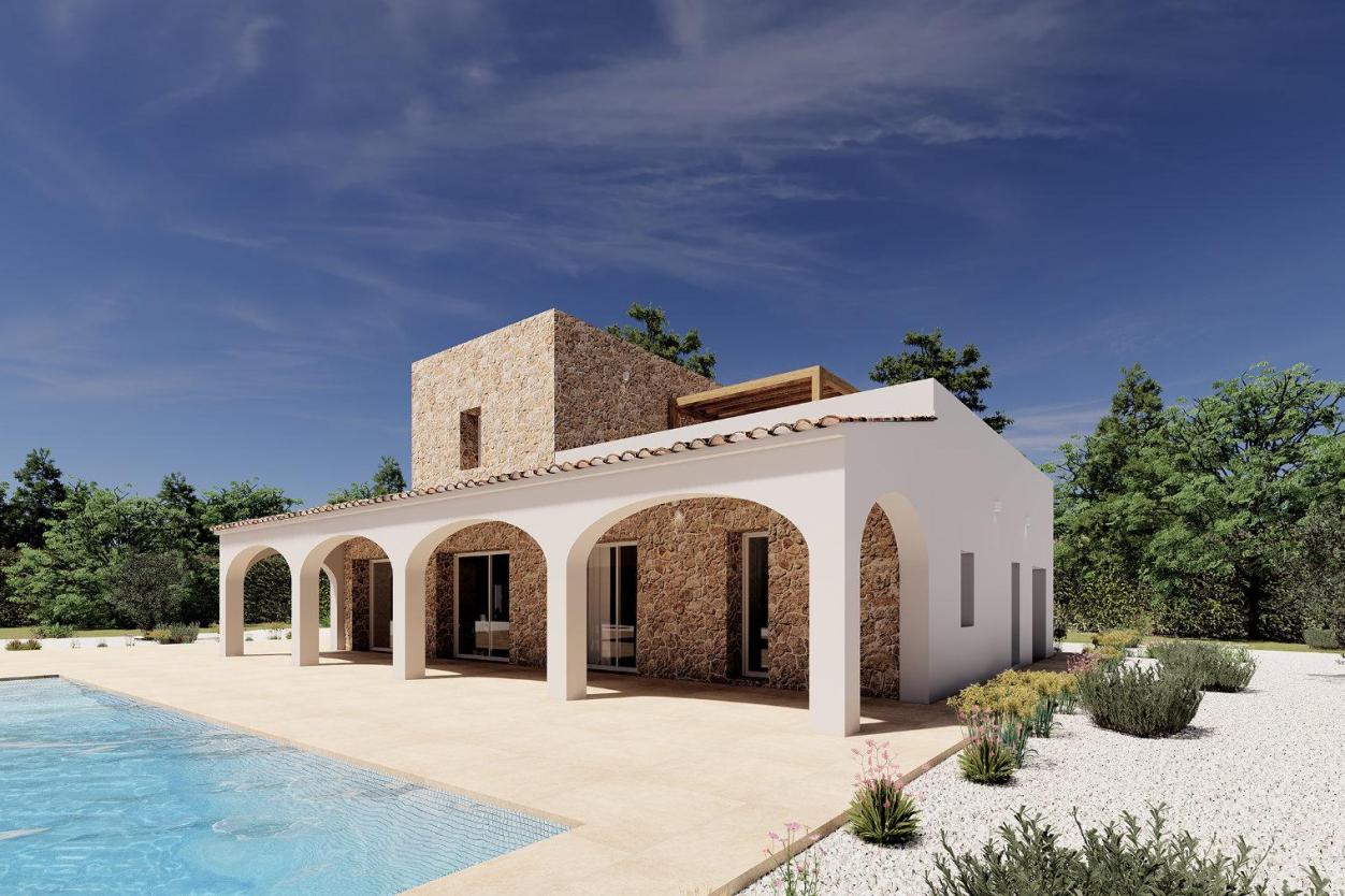 3 bed country houses - fincas in Benissa