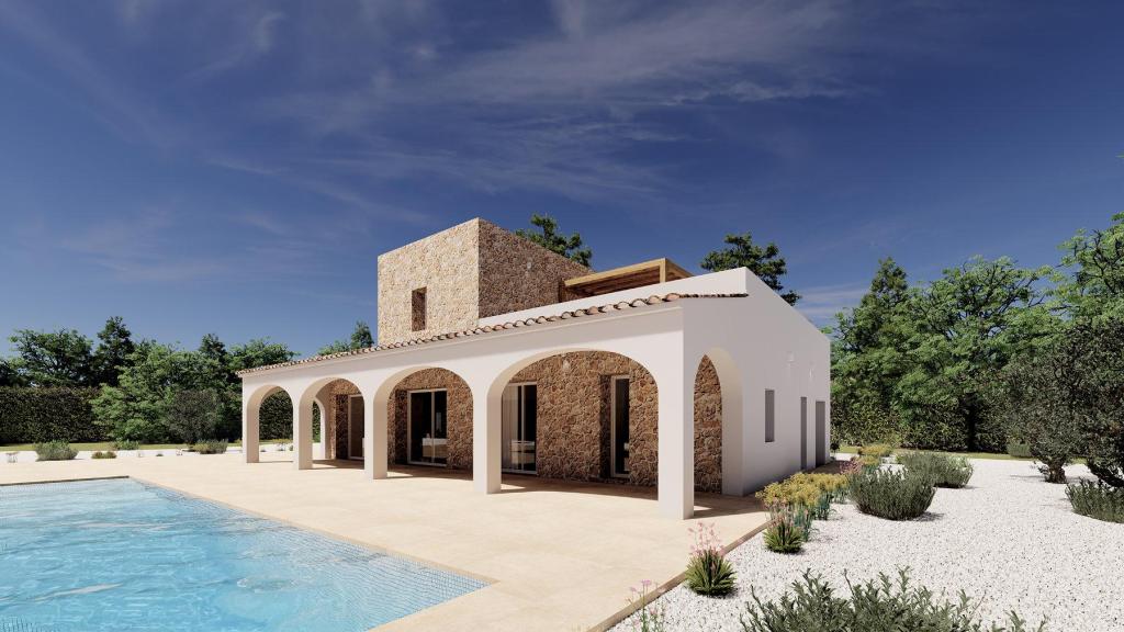 3 bed country houses - fincas in Benissa
