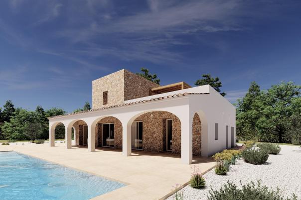3 bed country houses - fincas in Benissa