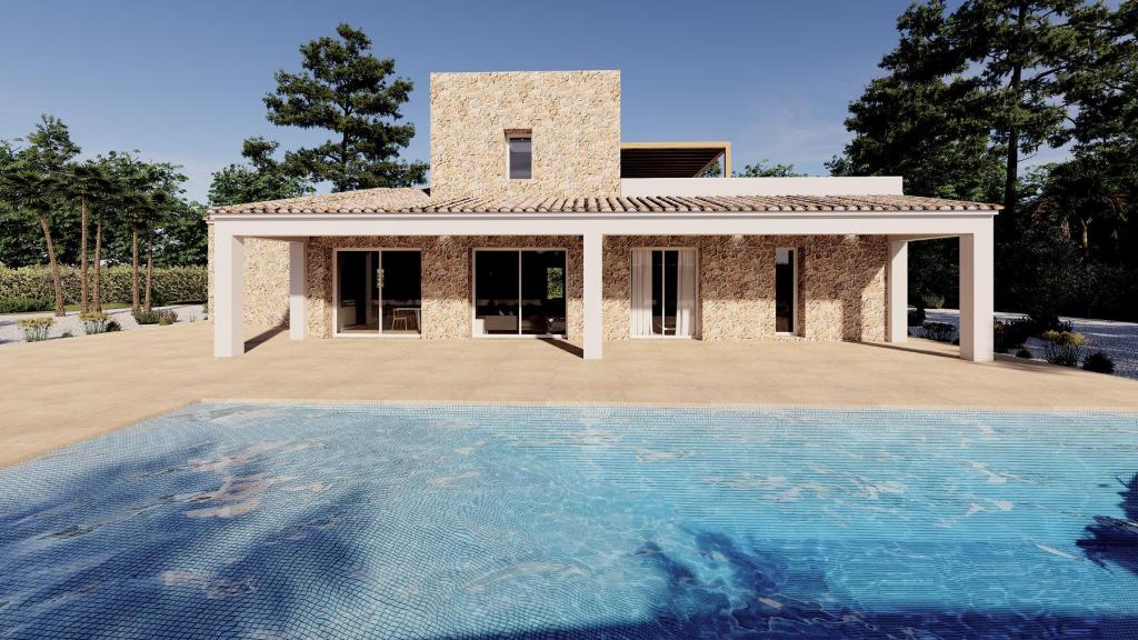 3 bed country houses - fincas in Benissa