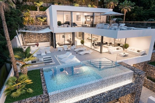 4 bed villas in Calpe