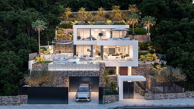 4 bed villas in Calpe