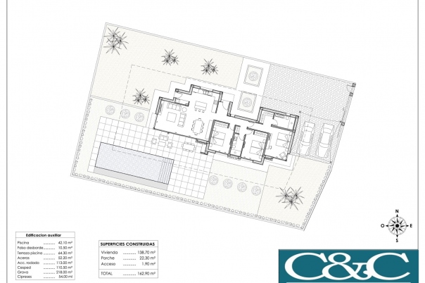 3 bed villa in Calpe