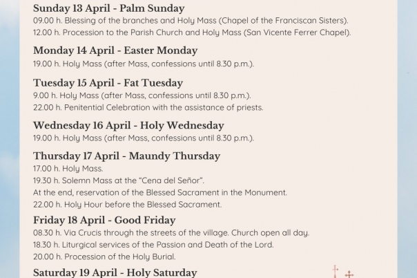 Fiestas in Moraira: "Santa Semana" (Easter 2026)
