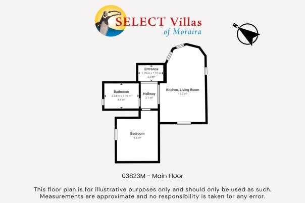 1 bed villa in Moraira