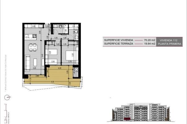 2 bed apartment in San Miguel de Salinas