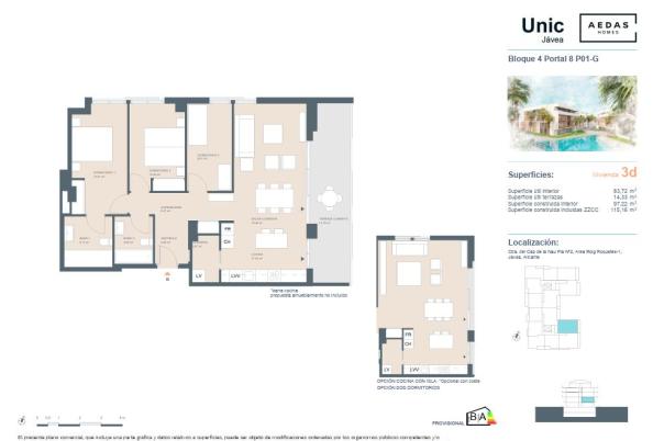 3 bed apartments - flats in Javea