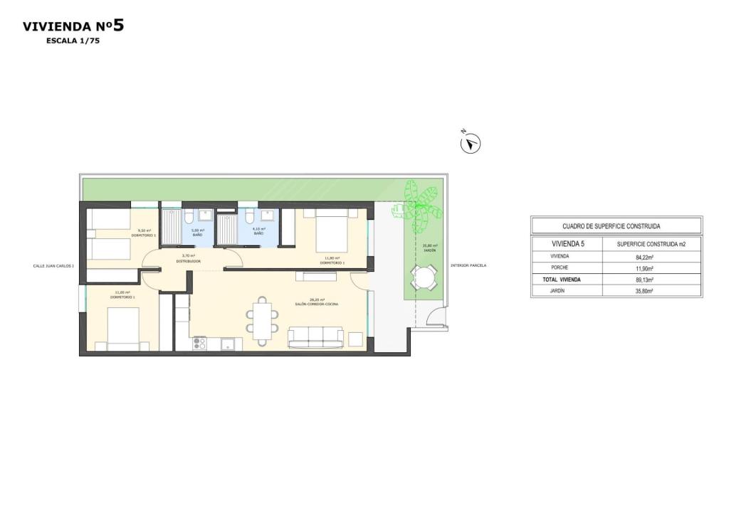3 bed apartment in Pilar de la Horadada