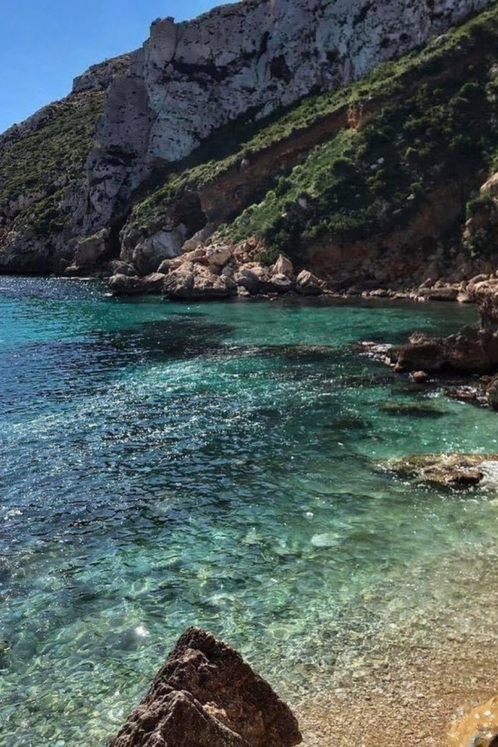 Visiting Playa La Granadella Javea in the Summer