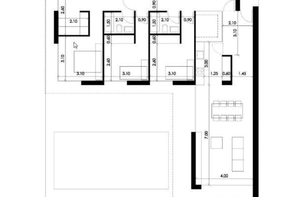 3 bed villa in Pedreguer