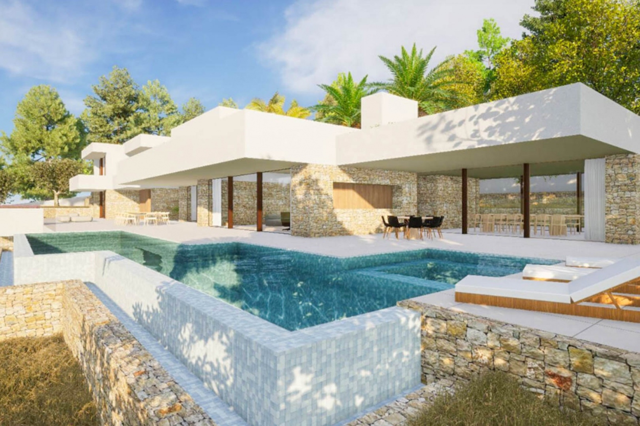 6 bed villa in Moraira
