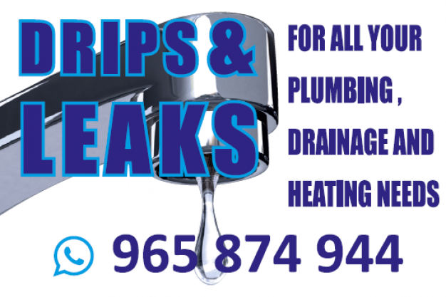 Drips and Leaks - Plumbers Calpe - Javea - Moraira