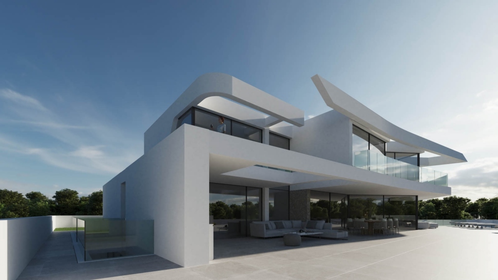 3 bed villa in Moraira