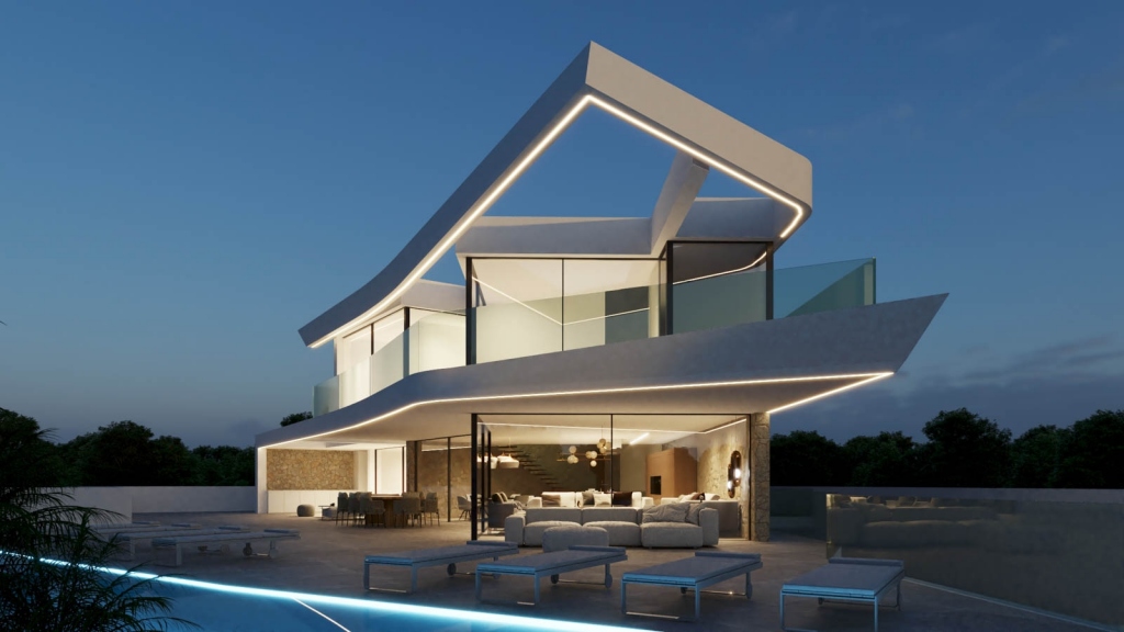 3 bed villa in Moraira