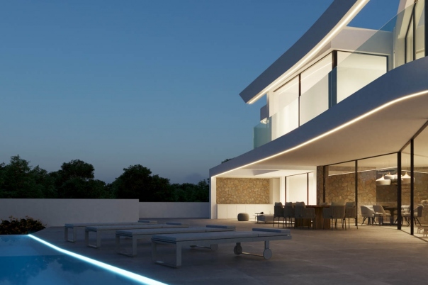 3 bed villa in Moraira