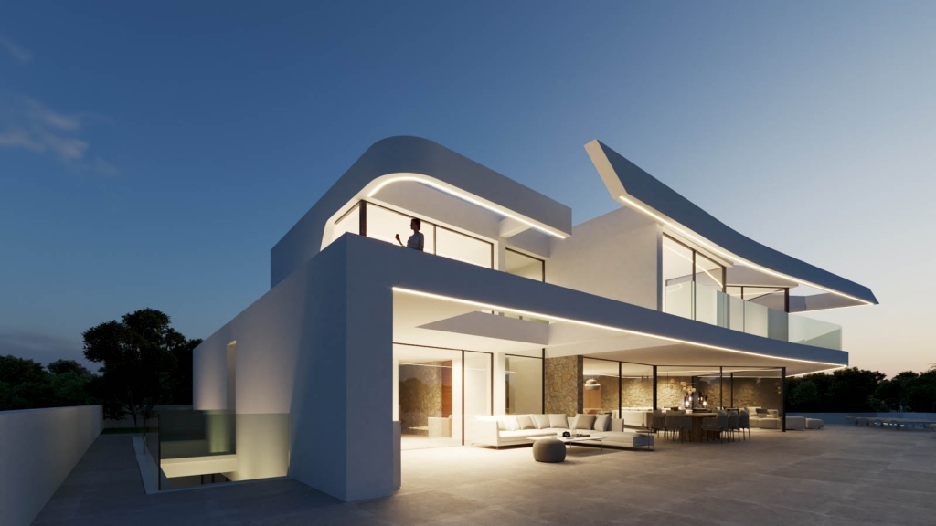 3 bed villa in Moraira
