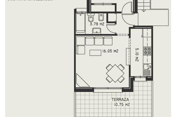 1 bed property in Calpe