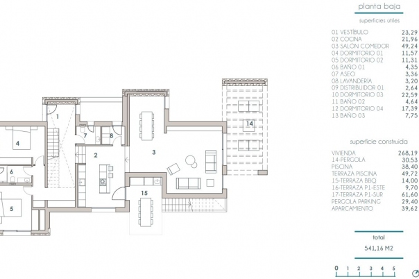 4 bed villa in Moraira